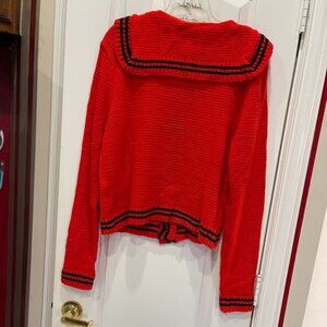NWOT Sweater With Sailor Collar